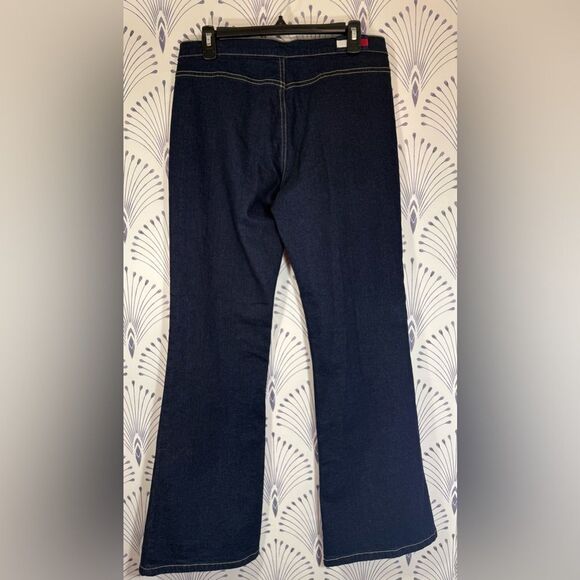 Vintage Tommy Hilfiger Y2K Dark wash denim size 11 Tall - Picture 3 of 4